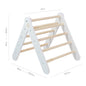 Ladder With a Slide-Climbing Wall - White