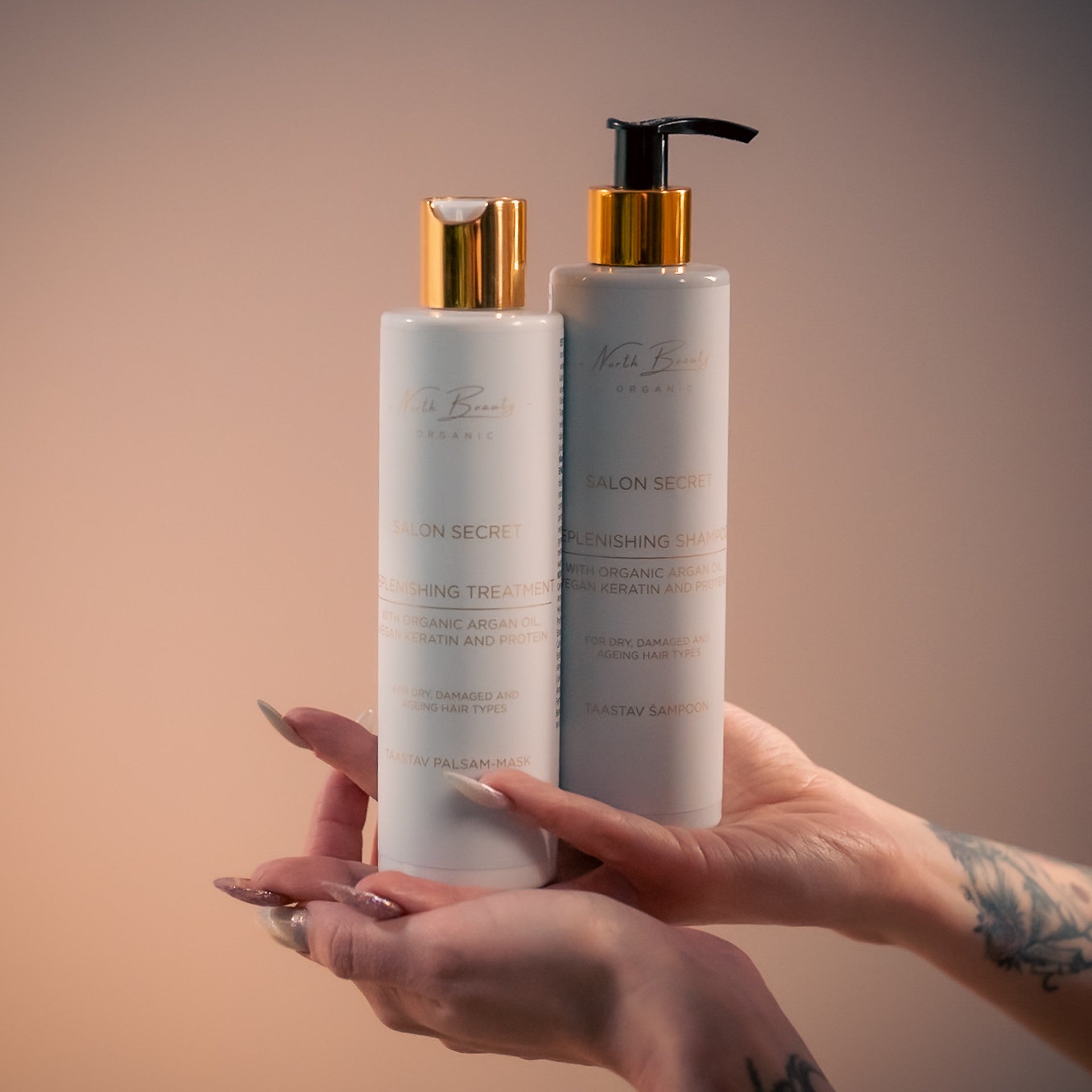 Restorative Shampoo with Vegan Keratin, Argan Oil & Plant Proteins, 250ml