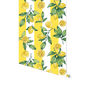 Striped Lemon eco wallpaper