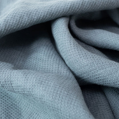 Honeycomb Fine Waffle Towel - Blue Fog