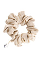 Luxury Silk Scrunchie - Beige