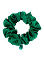Luxury Silk Scrunchie - Green