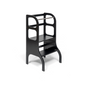 STEP UP Adjustable Height Helper Tower With Support Legs - Black