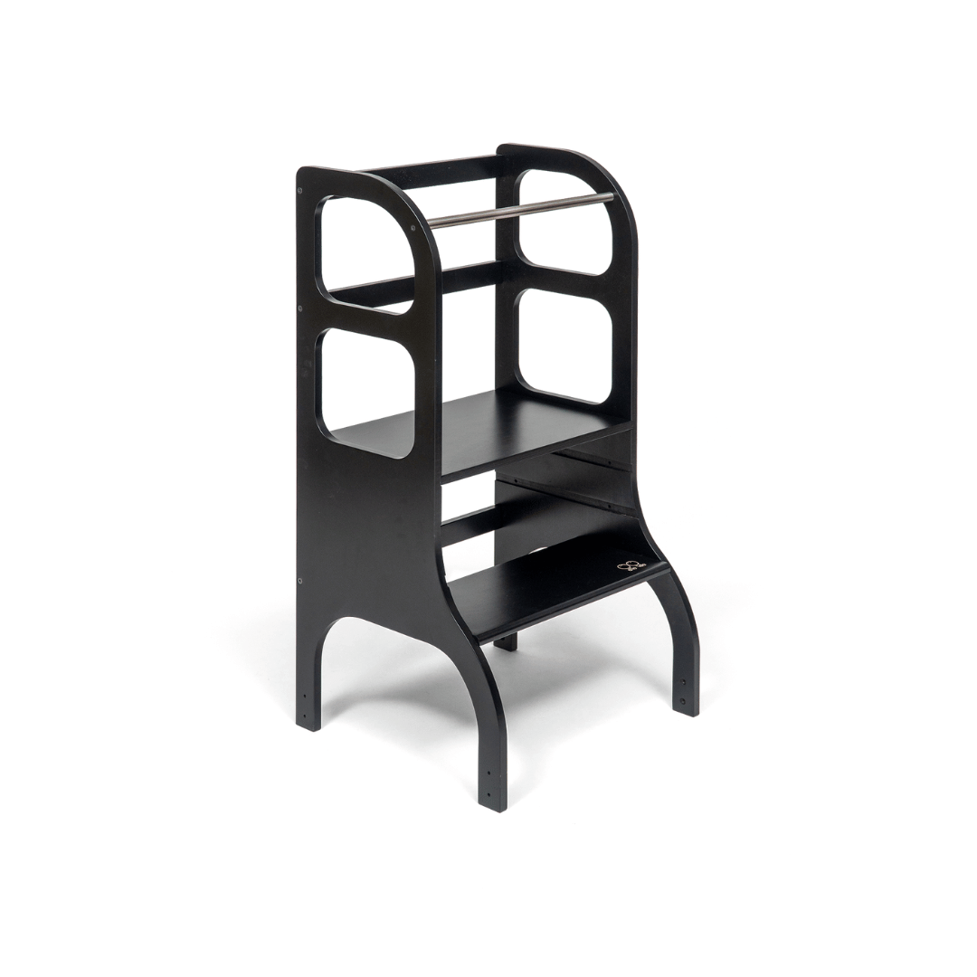 STEP UP Adjustable Height Helper Tower - Black