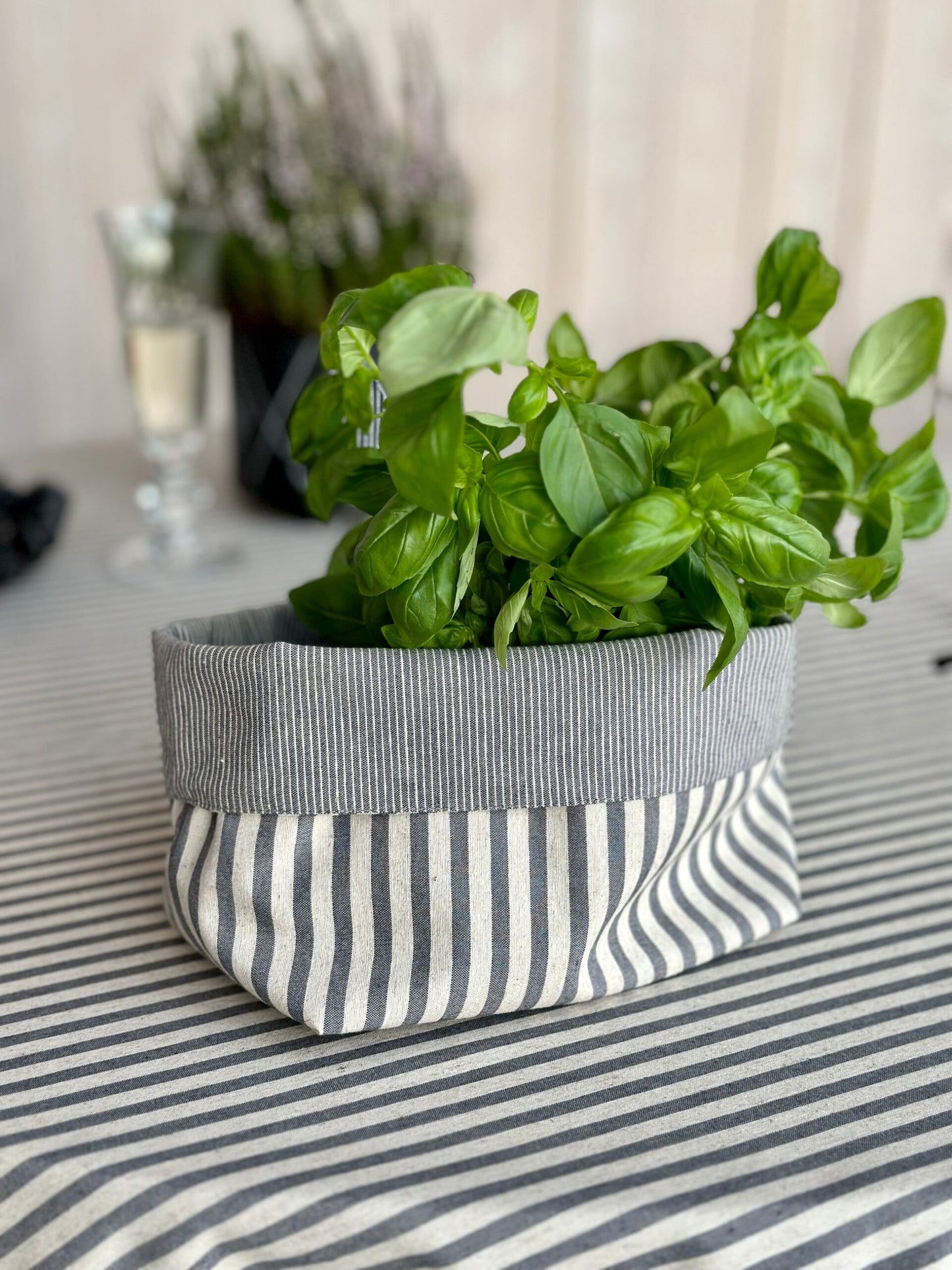 Rectangular Tablecloth, Recycled Fabric - Nord 1
