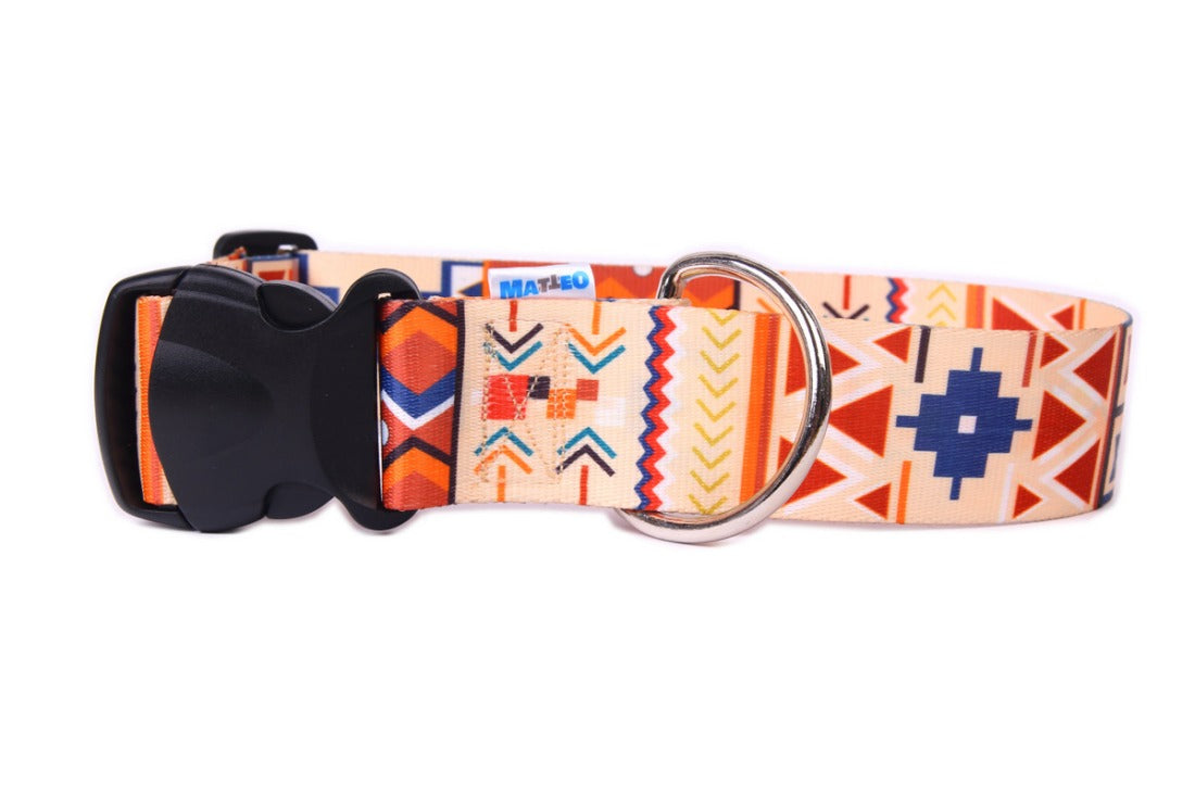 Quick Fastning Dog Collar - Boho