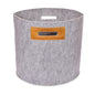 Felt Omaking Basket - Grey/Cognac
