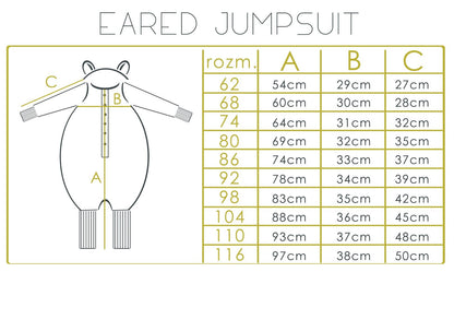 Baby Jumpsuit with Hood - Grasshopper