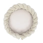 Baby Nest & Play Mat With Crib Bumper Braid - Ecru