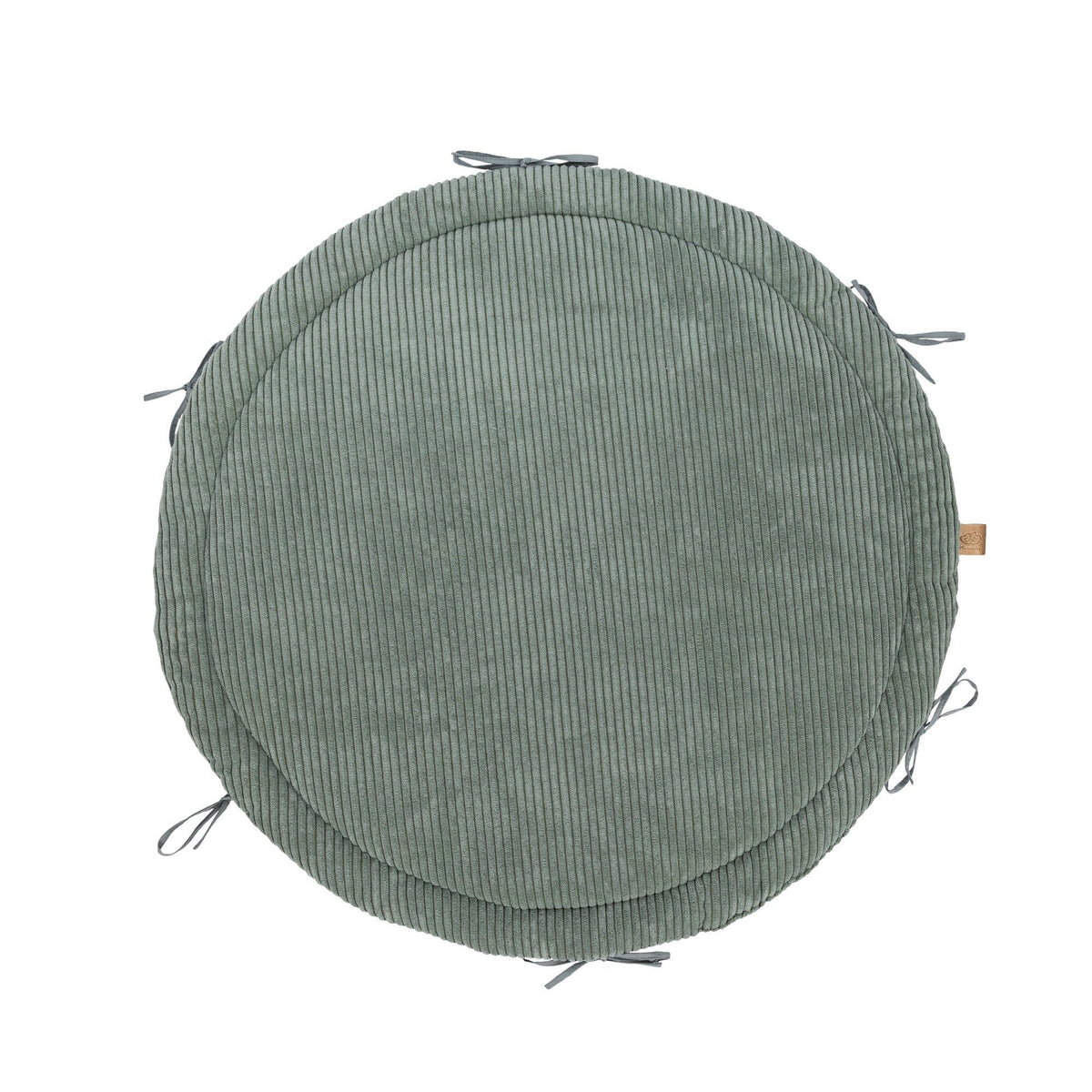 Baby Nest & Play Mat With Crib Bumper Braid - Olive Green