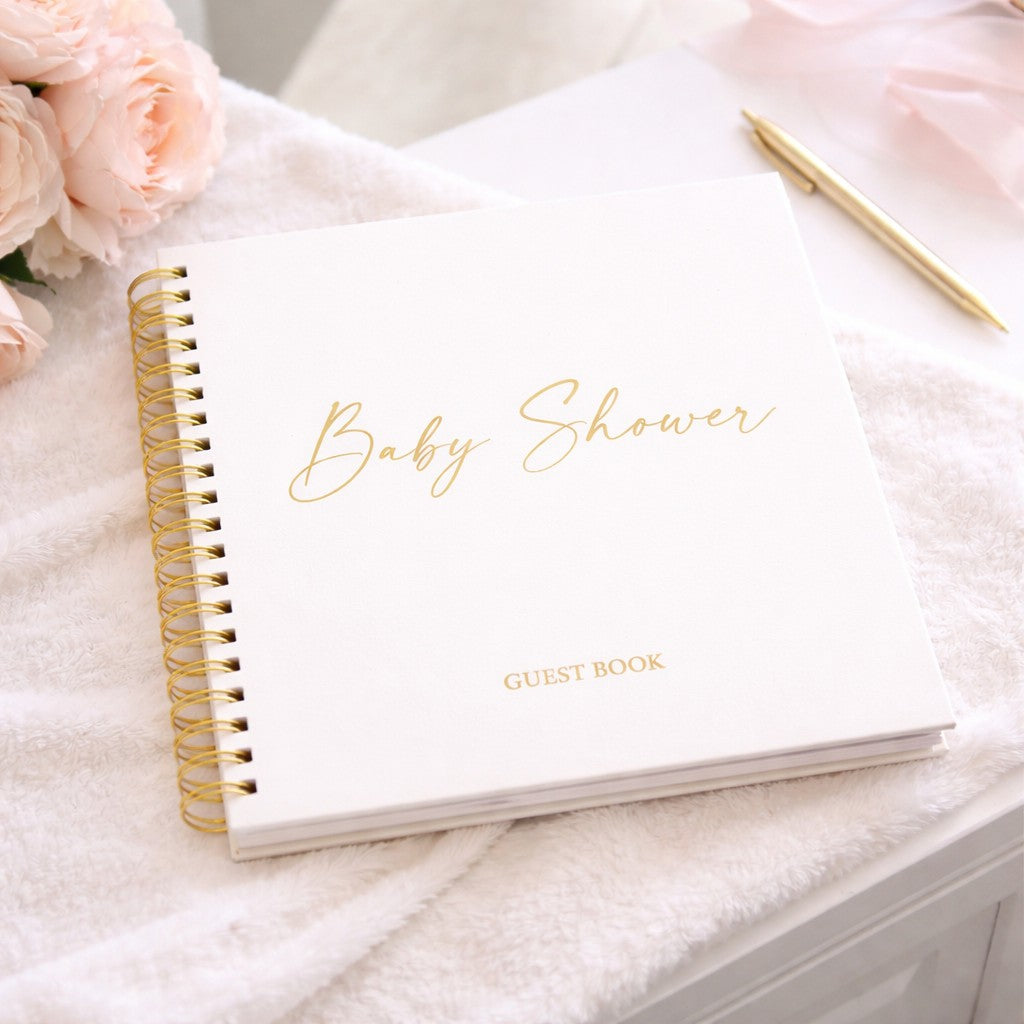 Baby Shower Guest Book - English