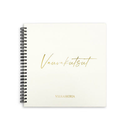 Baby Shower Guest Book - Finnish