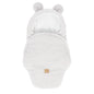 Baby Swaddle with Bear Ears – Bearly Off-White