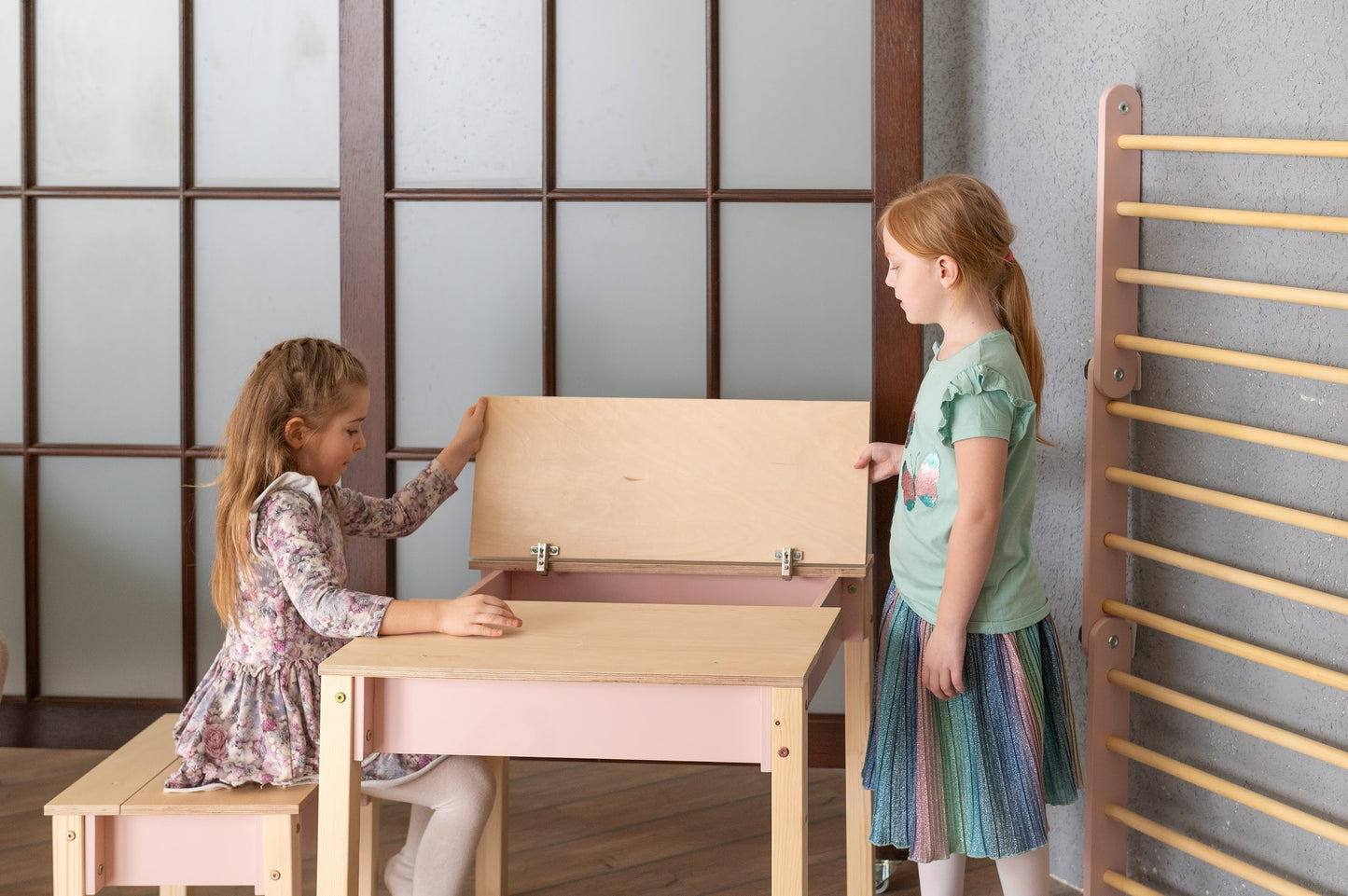 Smart Storage Table and Chair Set