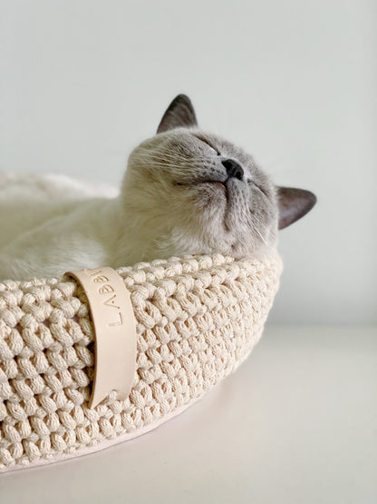 Coco Dog/Cat Bed - Beige 