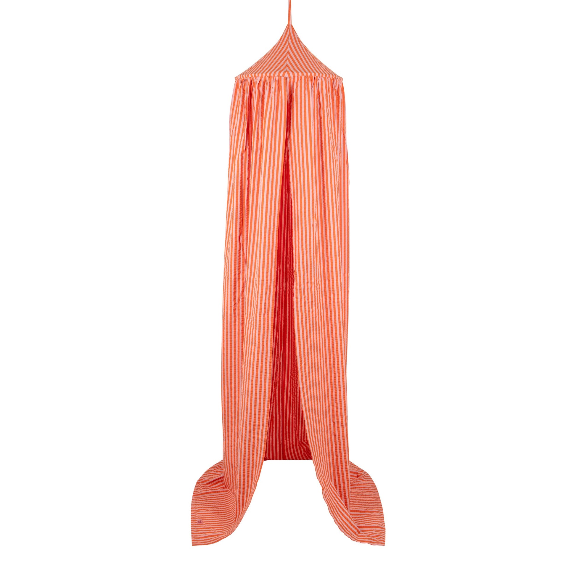Cotton Canopy - Pink And Orange Stripes