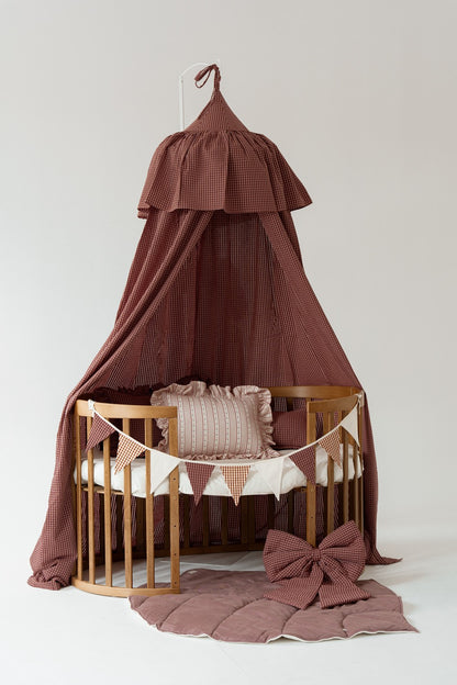 Cotton Canopy - Pink Check