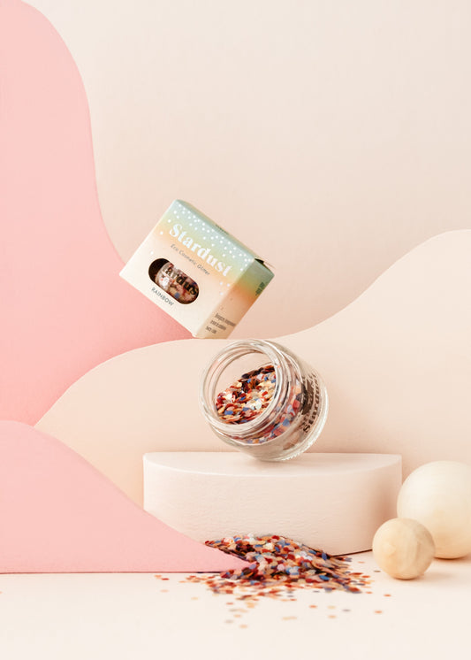 Decorative Eco Glitter - Rainbow Star Dust