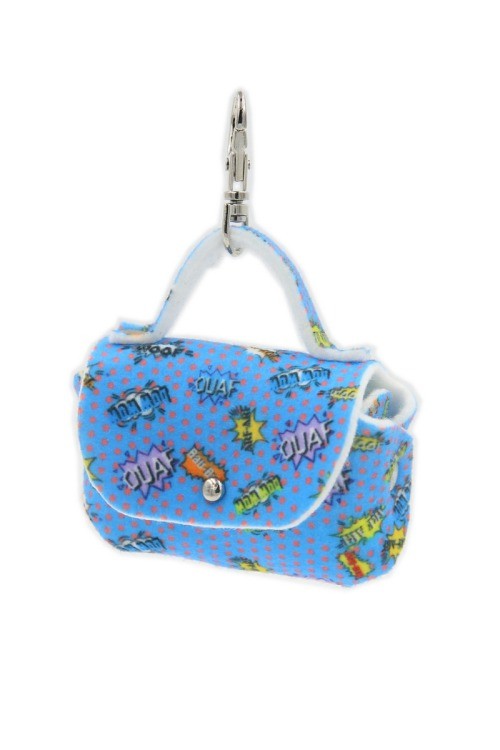Dog Waste Bag Dispenser - Blue Graffiti