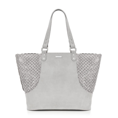 Elva Dog Carrier & Personal Bag - Light Grey 