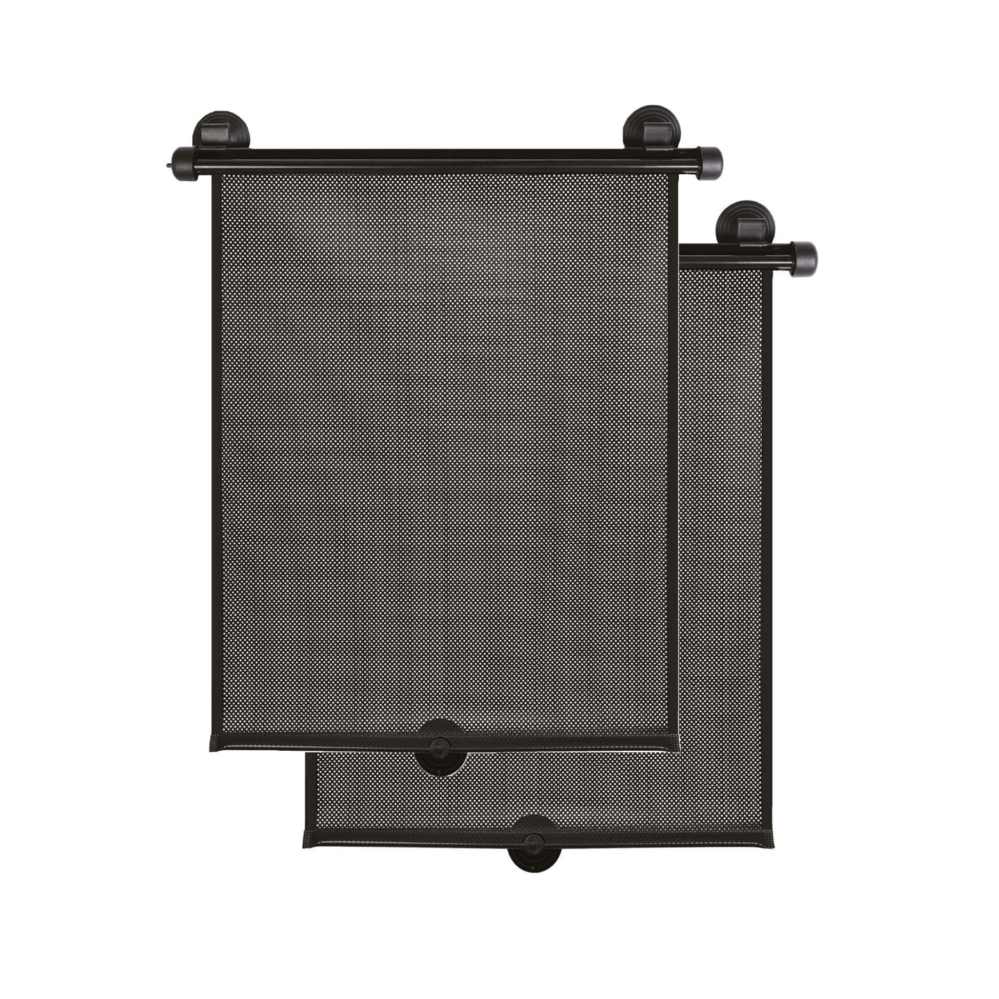 Suction Cup Car Side Window Retractable Sunshade - 2 pack