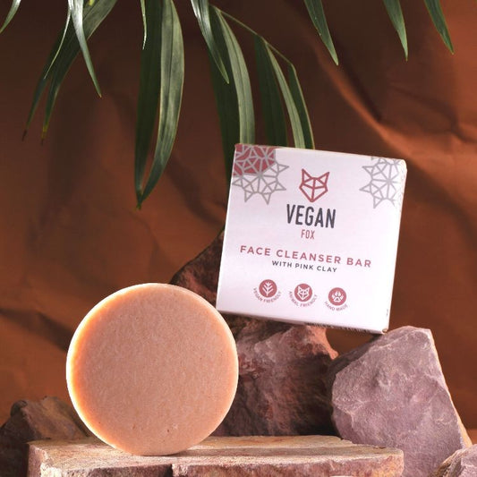 Face Cleanser Bar With Pink Clay, 50g