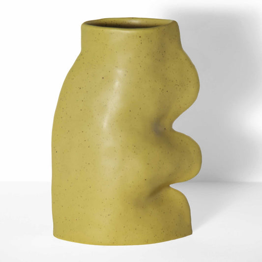 Fluxo Ceramic Vase Large - Pistachio