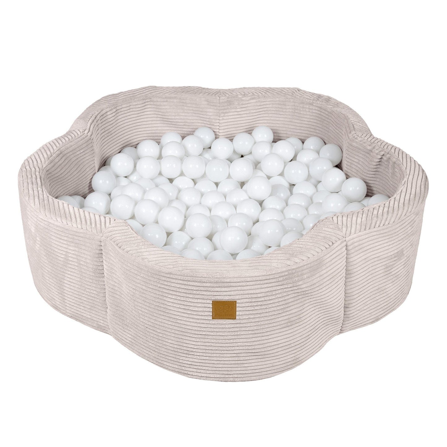 Foam Baby Ball Pit - Aesthetic Ecru Flower