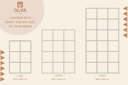 Foam Puzzle Playmat - Spots Cashmere
