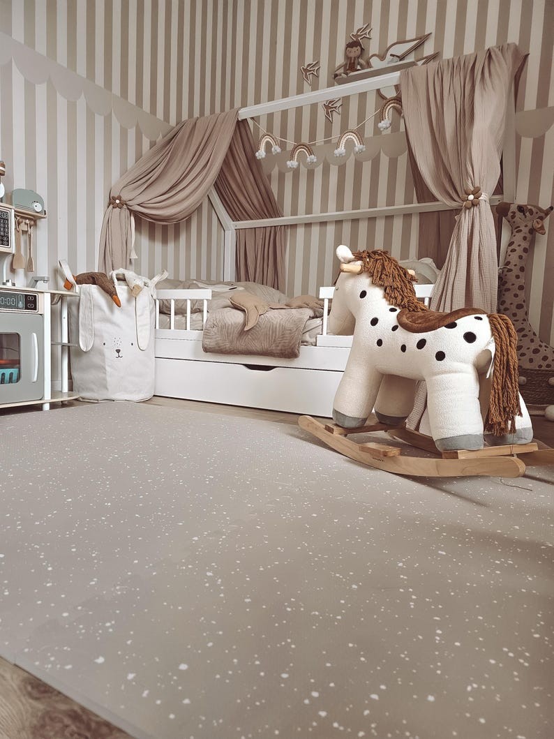 Foam Puzzle Playmat - Spots Cappuccino