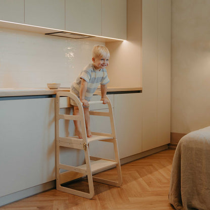 Transformable Kitchen Tower - Sleekstep, Convertible 2-in-1