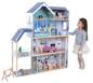 Wooden Dollhouse Crystal with LED Lights
