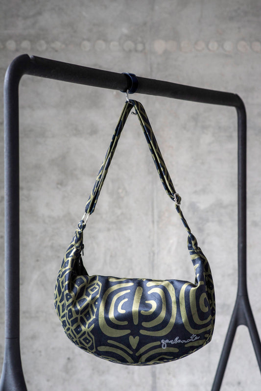 Hobo Bag - Khaki Pattern