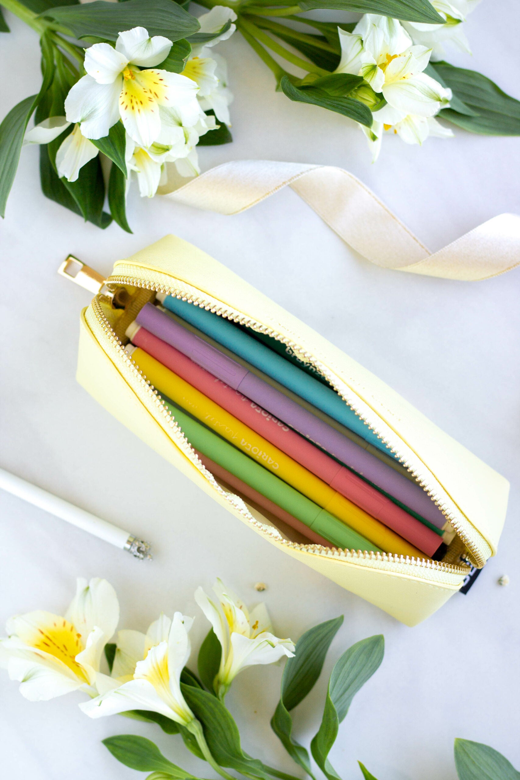 Pencil Case Great Things Ahead - Beige