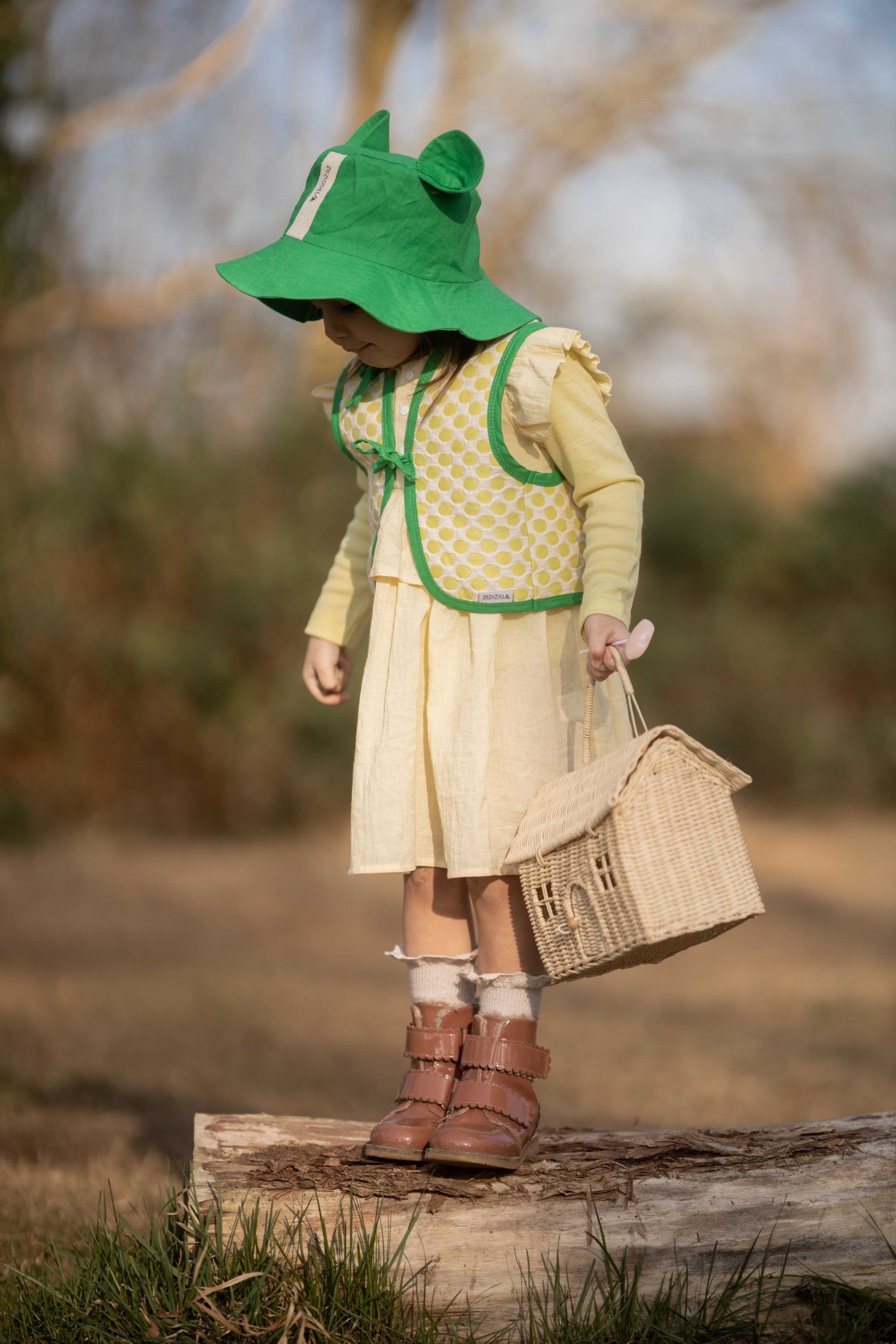 Kids Dress Sisi – Yellow