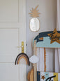 Kids Room Pineapple Mirror – Child-Friendly Acrylic & Wood