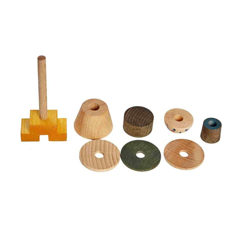 LALA Stick Figure Puzzle - Green