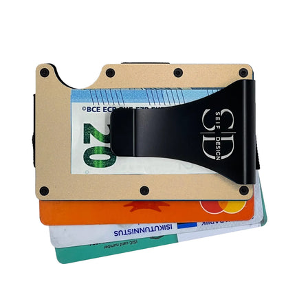 Lite Gold - Card Holder with RFID Blocking