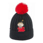 Little My Winter Beanie Kids - Black And Red