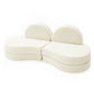 MeowBaby® Modular Sofa Coccolo for Kids – 6 Piece, Bearly Cream