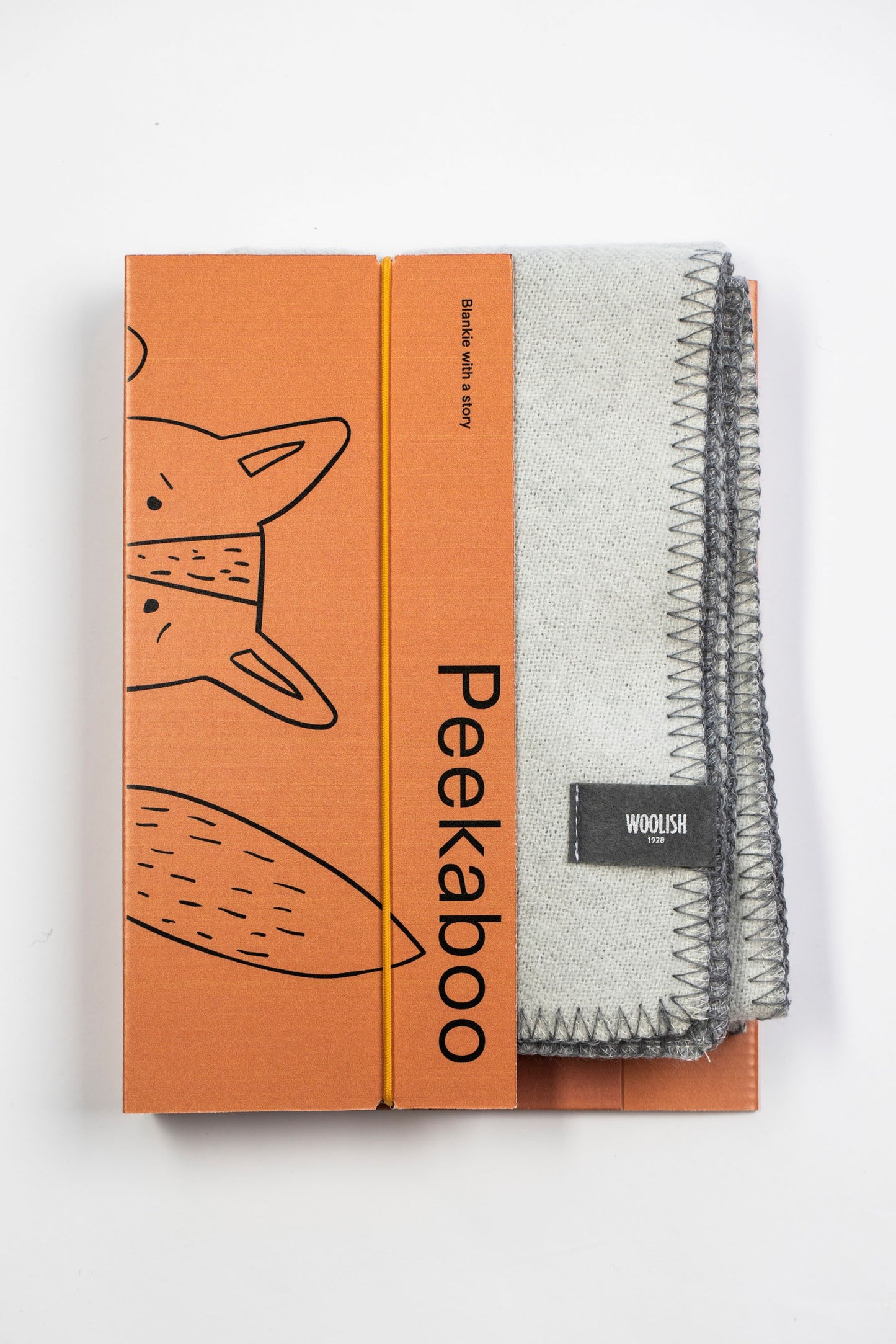 Merino baby blanket - Fox