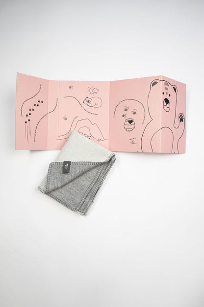 Merino baby blanket - Teddy
