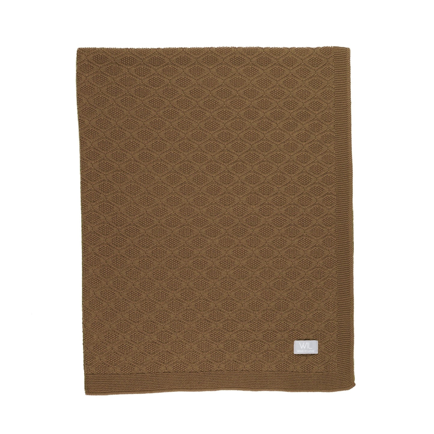 Merino wool baby blanket HAPPINESS