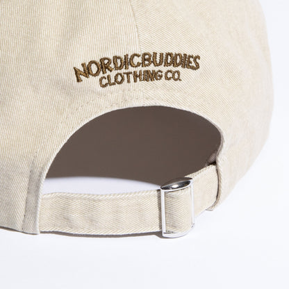 Moomin Washed Denim Adult Cap - Denim Beige