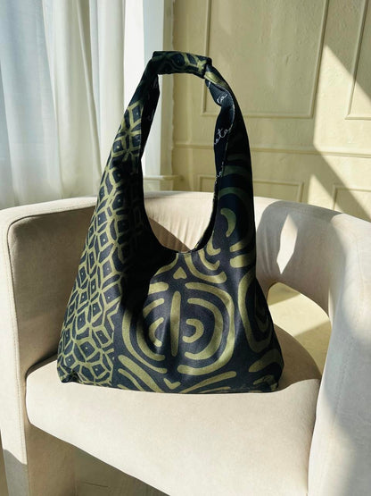 Moon Bag - Khaki Pattern