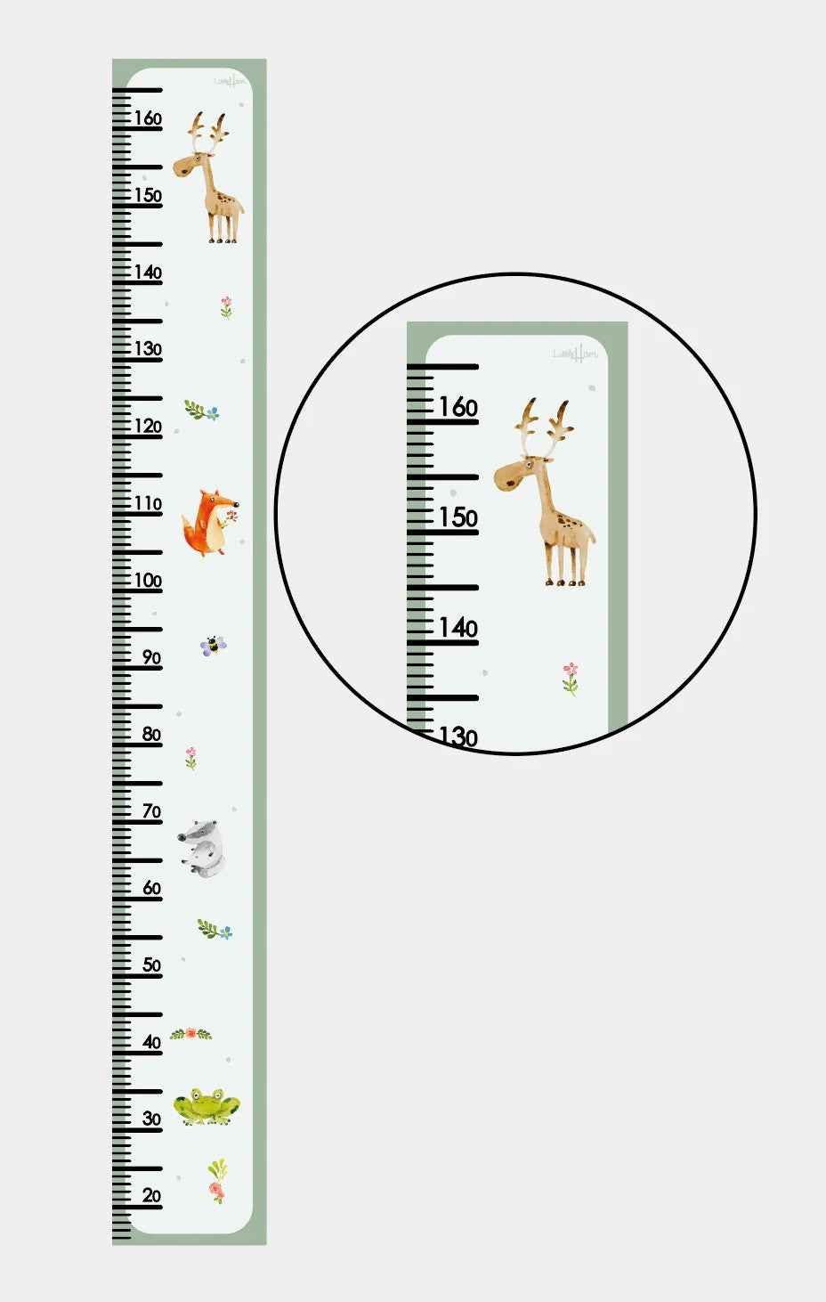 Paper Growth Chart For Kids - Fun Animals