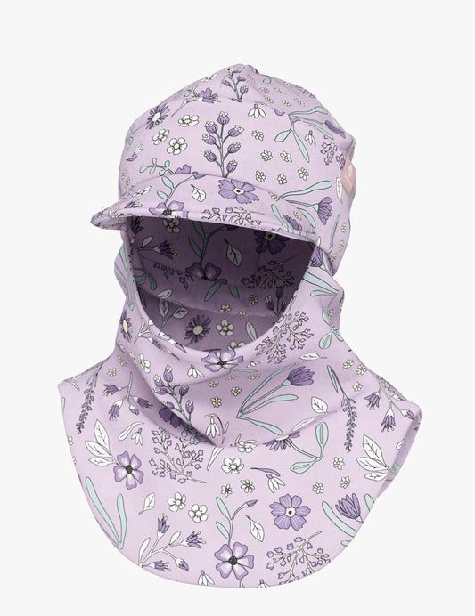Peaked Spring-Fall Balaclava For Kids BENT - Sunny Petals