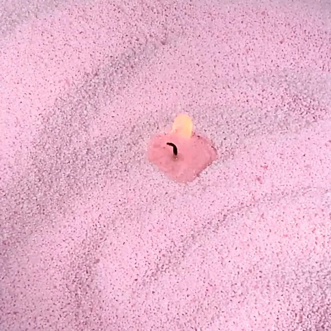 Powdered Candle Refill Kit – Unscented Baby Pink, 330g