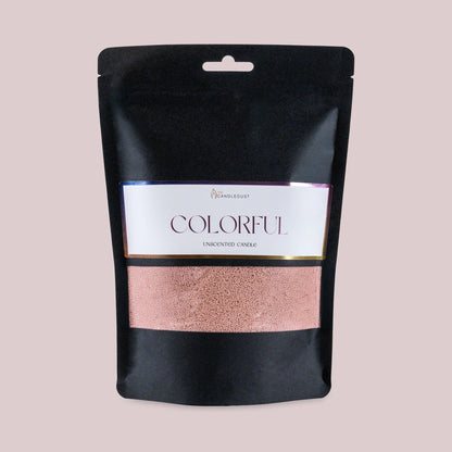Powdered Candle Refill Kit – Unscented Mocha Mousse, 330g