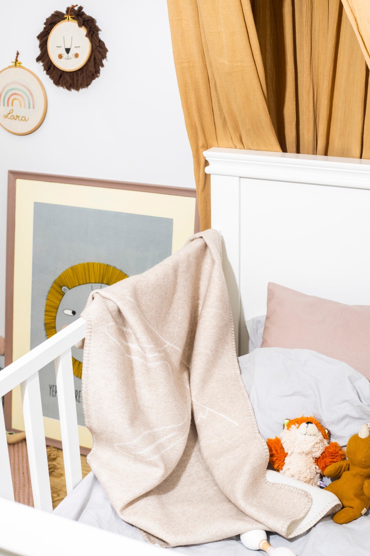 Merino baby blanket - Rabbit